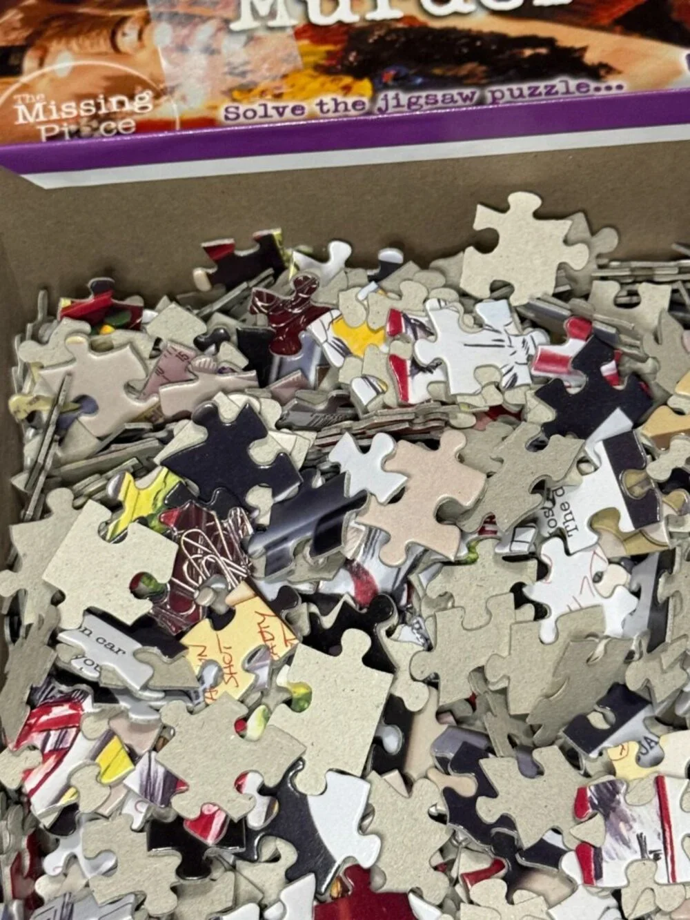 Murder, She Wrote Art of Murder 750 Piece Mystery Puzzle Complete